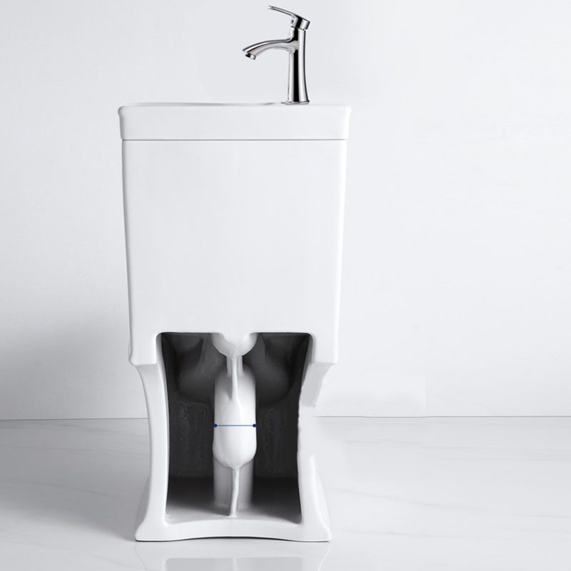 Modern Porcelain Toilet Floor Mount Siphon Jet One-Piece Toilet Flush Toilet Clearhalo 'Bathroom Remodel & Bathroom Fixtures' 'Home Improvement' 'home_improvement' 'home_improvement_toilets' 'Toilets & Bidets' 'Toilets' 1200x1200_c21b1c7f-cff5-4b56-8e1b-9b7e7f9b8eb0