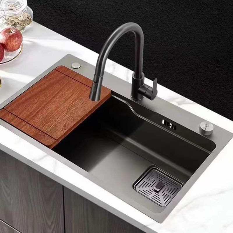 Modern 1-Handle Faucet Pull down with Water Dispenser Standard Kitchen Faucet Clearhalo 'Home Improvement' 'home_improvement' 'home_improvement_kitchen_faucets' 'Kitchen Faucets' 'Kitchen Remodel & Kitchen Fixtures' 'Kitchen Sinks & Faucet Components' 'kitchen_faucets' 1200x1200_c23b8713-f16b-42f4-a091-4196a3655cbf