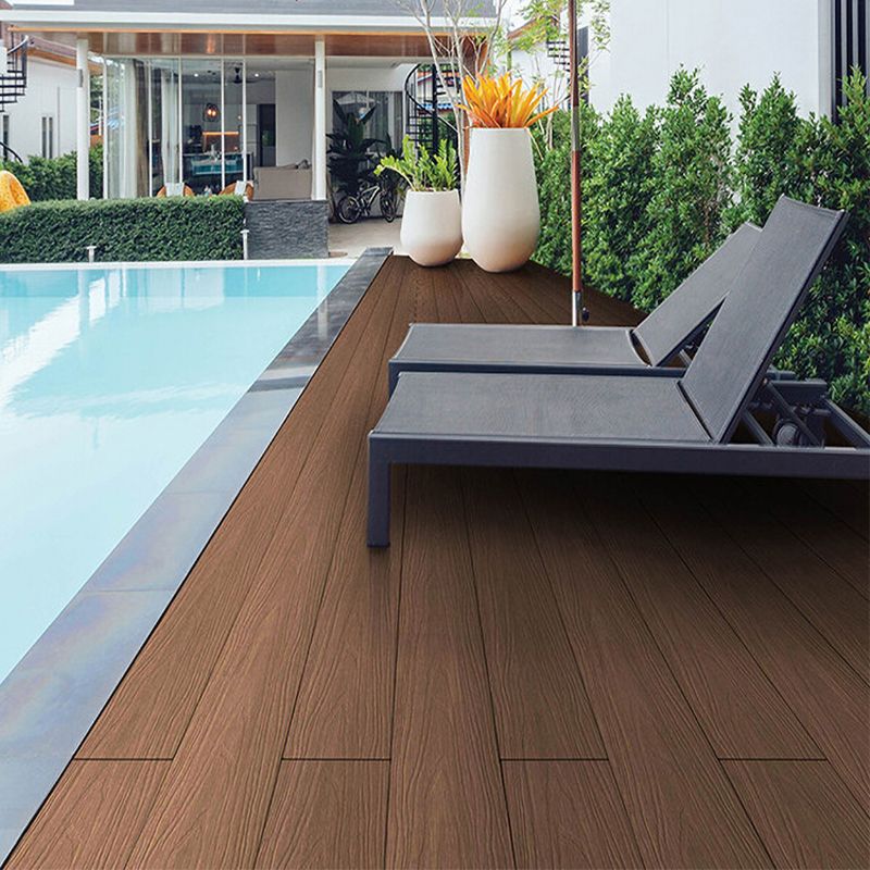 Composite Deck Plank Solid Color Wire Brushed Deck Tiles for Outdoor Clearhalo 'Home Improvement' 'home_improvement' 'home_improvement_outdoor_deck_tiles_planks' 'Outdoor Deck Tiles & Planks' 'Outdoor Flooring & Tile' 'Outdoor Remodel' 'outdoor_deck_tiles_planks' 1200x1200_c24fd713-3db6-4aff-aa53-0df0b1c5fa09