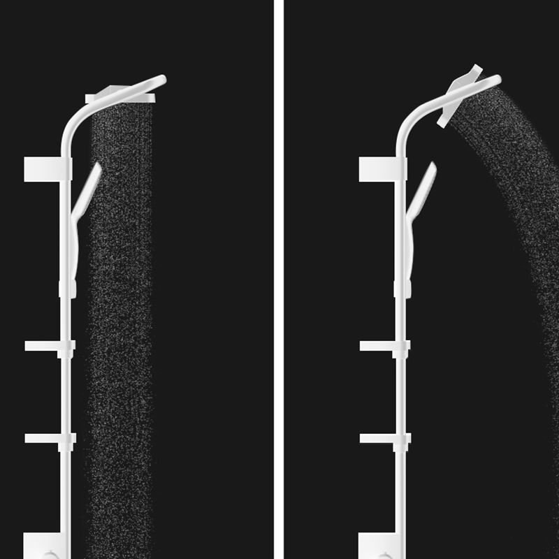 Modern Shower Set Slide Bar Adjustable Shower Head Wall Mounted Shower System Clearhalo 'Bathroom Remodel & Bathroom Fixtures' 'Home Improvement' 'home_improvement' 'home_improvement_shower_faucets' 'Shower Faucets & Systems' 'shower_faucets' 'Showers & Bathtubs Plumbing' 'Showers & Bathtubs' 1200x1200_c257b2e1-8106-4dd5-84f0-a23518345ce9