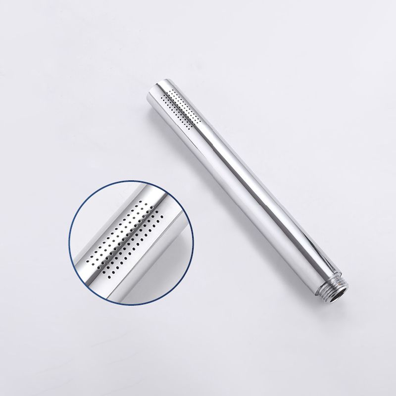 Wall Mounted Metal Tub Filler Low Arc Waterfall Bathroom Faucet with Hose Clearhalo 'Bathroom Remodel & Bathroom Fixtures' 'Bathtub Faucets' 'bathtub_faucets' 'Home Improvement' 'home_improvement' 'home_improvement_bathtub_faucets' 1200x1200_c262f11d-8916-4c85-9e86-f0b9b62c3808