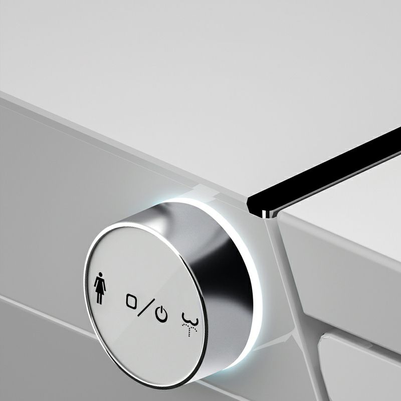 Elongated Smart Bidet White Wall Mounted Heated Seat Ceramic Clearhalo 'Bathroom Remodel & Bathroom Fixtures' 'Bidets' 'Home Improvement' 'home_improvement' 'home_improvement_bidets' 'Toilets & Bidets' 1200x1200_c280a828-4980-49a7-99e8-31879982e1d6