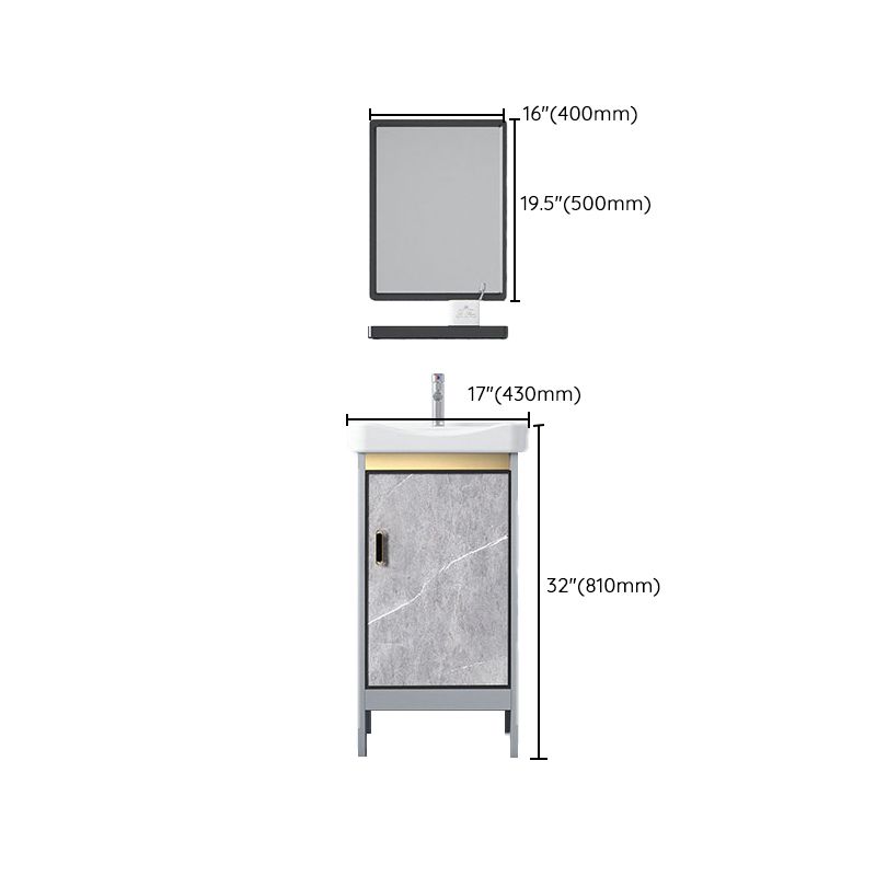 Bathroom Vanity Set Drawers Rectangular Sink Mirror Vanity Sink with Faucet Clearhalo 'Bathroom Remodel & Bathroom Fixtures' 'Bathroom Vanities' 'bathroom_vanities' 'Home Improvement' 'home_improvement' 'home_improvement_bathroom_vanities' 1200x1200_c29c0116-d106-448f-8ee3-4b2ec62614dd