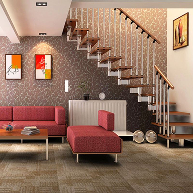 Living Spaces Square Vinyl Flooring Peel and Stick Fabric Look PVC Flooring Clearhalo 'Flooring 'Home Improvement' 'home_improvement' 'home_improvement_vinyl_flooring' 'Vinyl Flooring' 'vinyl_flooring' Walls and Ceiling' 1200x1200_c29fe239-6249-47ec-b961-14073f2fe418