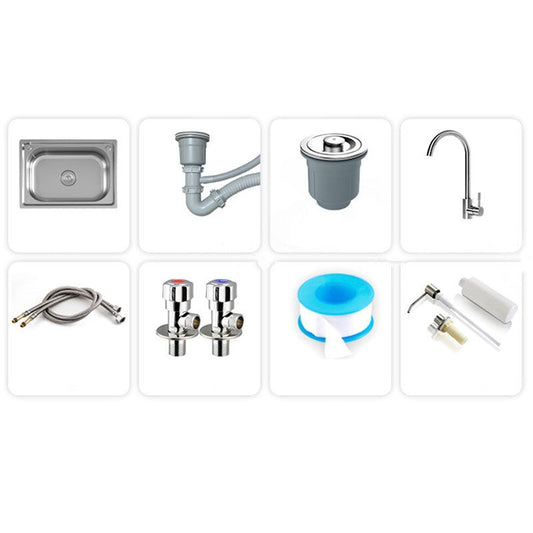 Modern Workstation Sink Stainless Steel Drain Assembly and Faucet Kitchen Sink Clearhalo 'Home Improvement' 'home_improvement' 'home_improvement_kitchen_sinks' 'Kitchen Remodel & Kitchen Fixtures' 'Kitchen Sinks & Faucet Components' 'Kitchen Sinks' 'kitchen_sinks' 1200x1200_c2be86f8-f1f3-4cba-8af6-0f9bb7108f77