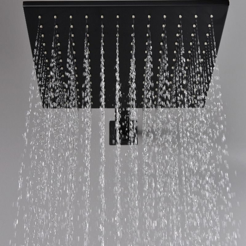 Square Black Spot Resist Shower Faucet Shower Arm Shower with Handheld Shower Head Clearhalo 'Bathroom Remodel & Bathroom Fixtures' 'Home Improvement' 'home_improvement' 'home_improvement_shower_faucets' 'Shower Faucets & Systems' 'shower_faucets' 'Showers & Bathtubs Plumbing' 'Showers & Bathtubs' 1200x1200_c2d80f83-35c0-436e-9d16-6fc65c02e36e