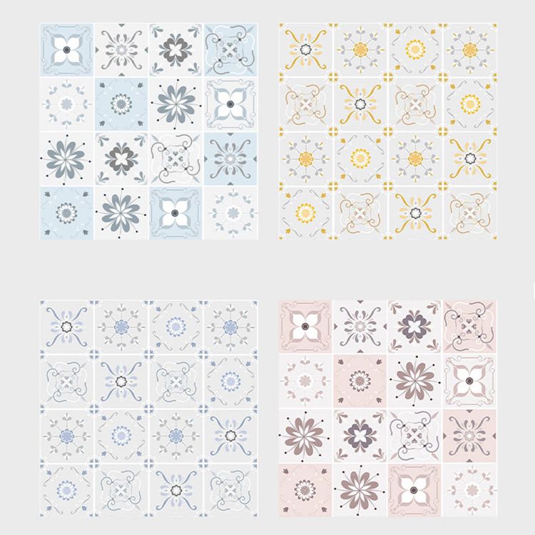 Spanish Pattern Singular Tile Water Resistant Peel & Stick Tile for Backsplash Wall Clearhalo 'Flooring 'Home Improvement' 'home_improvement' 'home_improvement_peel_stick_blacksplash' 'Peel & Stick Backsplash Tile' 'peel_stick_blacksplash' 'Walls & Ceilings' Walls and Ceiling' 1200x1200_c2f90685-acb9-488c-802a-80961323933d