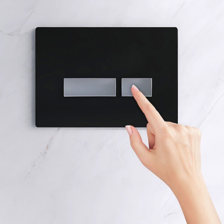 Contemporary White/black/ Gray Electronic Toilet Elongated Wall Hung Toilet Set Clearhalo 'Bathroom Remodel & Bathroom Fixtures' 'Bidets' 'Home Improvement' 'home_improvement' 'home_improvement_bidets' 'Toilets & Bidets' 1200x1200_c336fdbd-ab4c-49c4-9e46-7b6dc4c11c8e