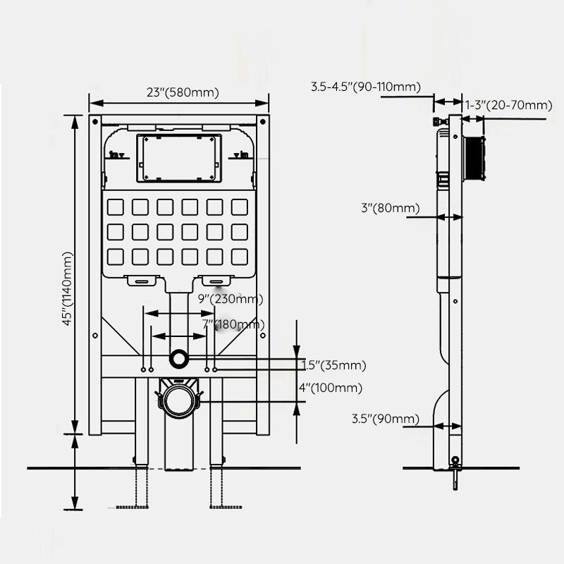 Modern Wall Mounted Flush Toilet White Urine Toilet with Seat for Bathroom Clearhalo 'Bathroom Remodel & Bathroom Fixtures' 'Home Improvement' 'home_improvement' 'home_improvement_toilets' 'Toilets & Bidets' 'Toilets' 1200x1200_c3465f51-4bbe-4cfa-93c2-fe9da8bd5a5e