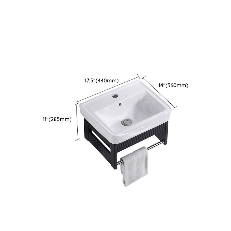 Modern Bathroom Vanity Metal Base Shelving Included Wall-Mounted Space Saver Vanity Clearhalo 'Bathroom Remodel & Bathroom Fixtures' 'Bathroom Vanities' 'bathroom_vanities' 'Home Improvement' 'home_improvement' 'home_improvement_bathroom_vanities' 1200x1200_c34826ec-432b-405d-b64e-f87c43671cf3