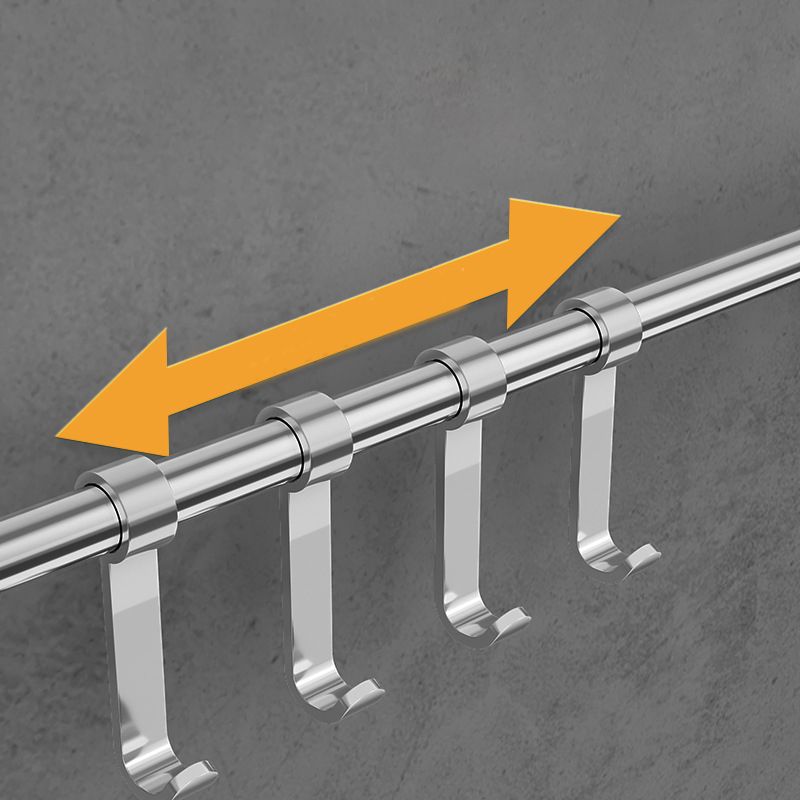 Contemporary Chrome Bathroom Hardware Set Polished Chrome Bathroom Set in Stainless Steel Clearhalo 'Bathroom Hardware Sets' 'Bathroom Hardware' 'Bathroom Remodel & Bathroom Fixtures' 'bathroom_hardware_sets' 'Home Improvement' 'home_improvement' 'home_improvement_bathroom_hardware_sets' 1200x1200_c35858d0-cead-454f-a6ce-0d3226ece88d