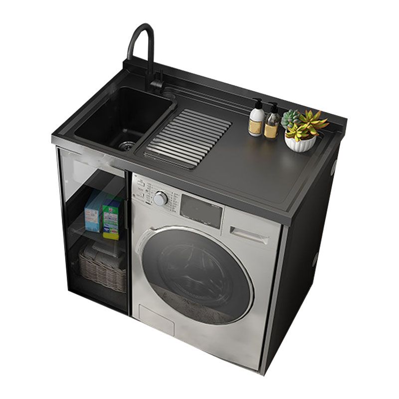 Freestanding Faucet Included Modern Bathroom Sink Vanity with Sink Clearhalo 'Bathroom Remodel & Bathroom Fixtures' 'Bathroom Vanities' 'bathroom_vanities' 'Home Improvement' 'home_improvement' 'home_improvement_bathroom_vanities' 1200x1200_c35c735b-ccb8-4842-82fb-7f6dfc4ab1d3