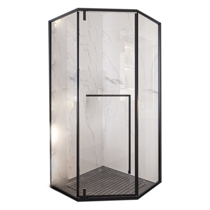 Pivot Transparent Shower Bath Door Tempered Semi-Frameless Shower Door Clearhalo 'Bathroom Remodel & Bathroom Fixtures' 'Home Improvement' 'home_improvement' 'home_improvement_shower_tub_doors' 'Shower and Tub Doors' 'shower_tub_doors' 'Showers & Bathtubs' 1200x1200_c35d5276-acd9-4224-ba33-4a1edb9920dc