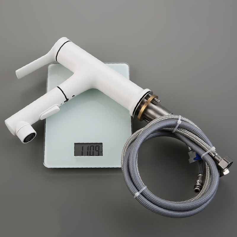 Contemporary Single Handle Faucet Pull-out Sink Faucet with Lever Handle Clearhalo 'Bathroom Remodel & Bathroom Fixtures' 'Bathroom Sink Faucets' 'Bathroom Sinks & Faucet Components' 'bathroom_sink_faucets' 'Home Improvement' 'home_improvement' 'home_improvement_bathroom_sink_faucets' 1200x1200_c36950f5-e058-4646-8167-7e31941c6b1b