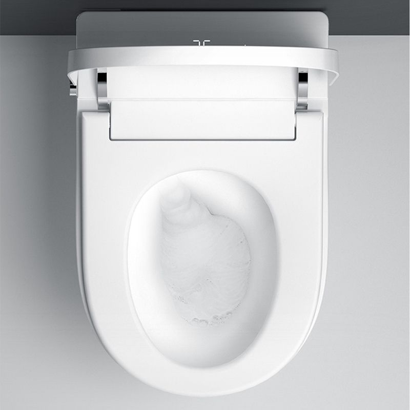 Elongated Toilet Seat Bidet Contemporary Bidet Toilet, Seat Remote Control Included Clearhalo 'Bathroom Remodel & Bathroom Fixtures' 'Bidets' 'Home Improvement' 'home_improvement' 'home_improvement_bidets' 'Toilets & Bidets' 1200x1200_c369f7fc-9053-4b57-bbc1-770a66b84a65