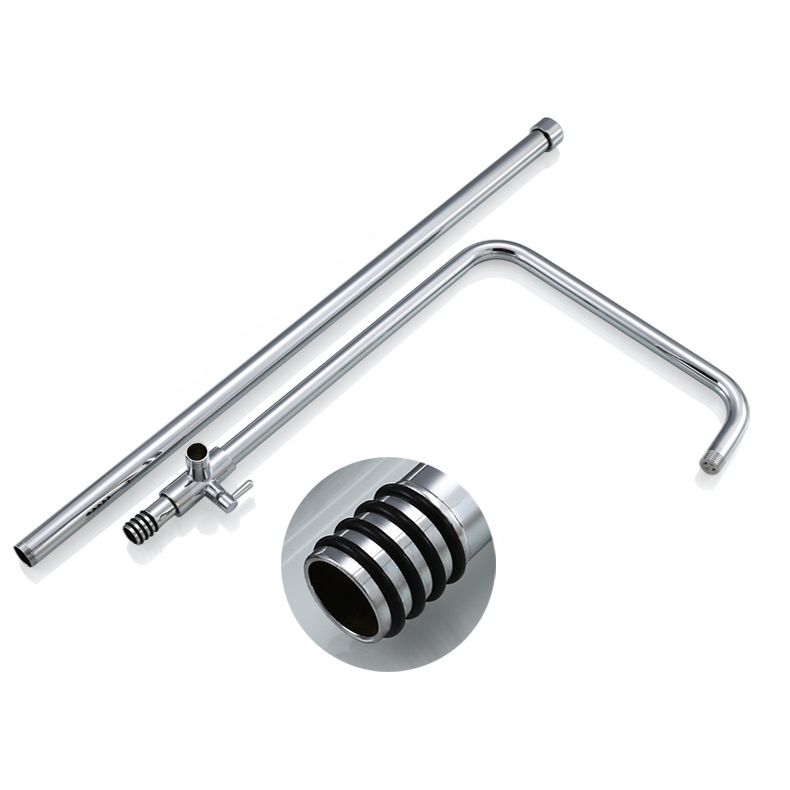 Shower System Rain Massage Jet Round Adjustable Spray Pattern Shower Trim Clearhalo 'Bathroom Remodel & Bathroom Fixtures' 'Home Improvement' 'home_improvement' 'home_improvement_shower_faucets' 'Shower Faucets & Systems' 'shower_faucets' 'Showers & Bathtubs Plumbing' 'Showers & Bathtubs' 1200x1200_c36b2963-88a8-41b8-9144-4254f41ced40