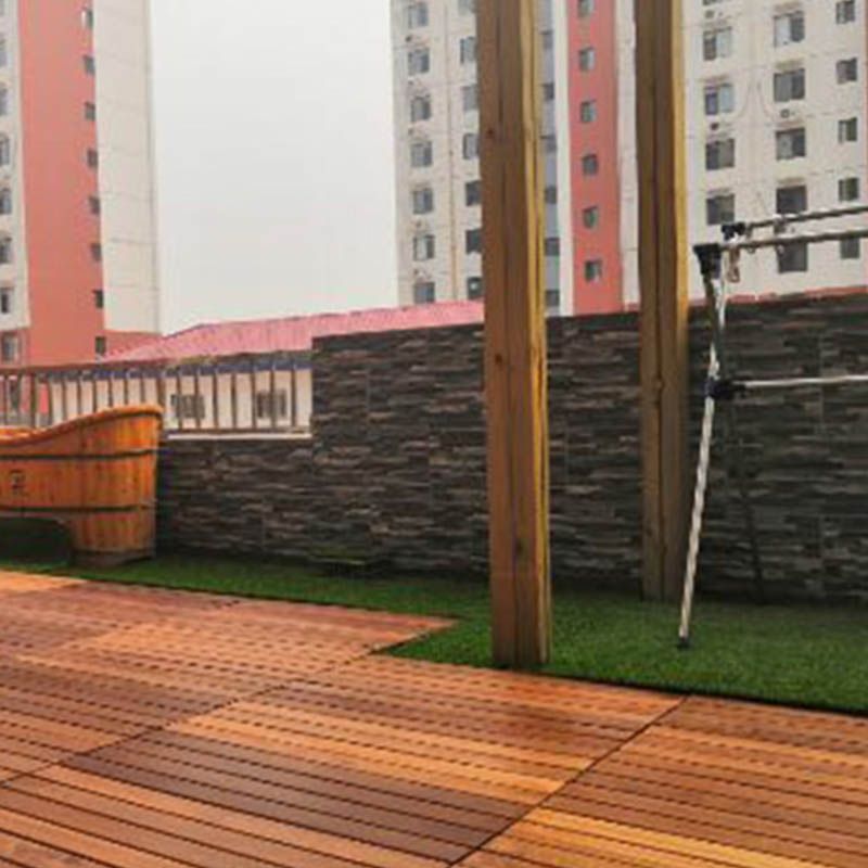 Wood Patio Flooring Tiles Outdoor Interlocking Decking Tiles with Waterproof Clearhalo 'Home Improvement' 'home_improvement' 'home_improvement_outdoor_deck_tiles_planks' 'Outdoor Deck Tiles & Planks' 'Outdoor Flooring & Tile' 'Outdoor Remodel' 'outdoor_deck_tiles_planks' 1200x1200_c38c86a0-62a5-4f08-81b8-82be3022deae