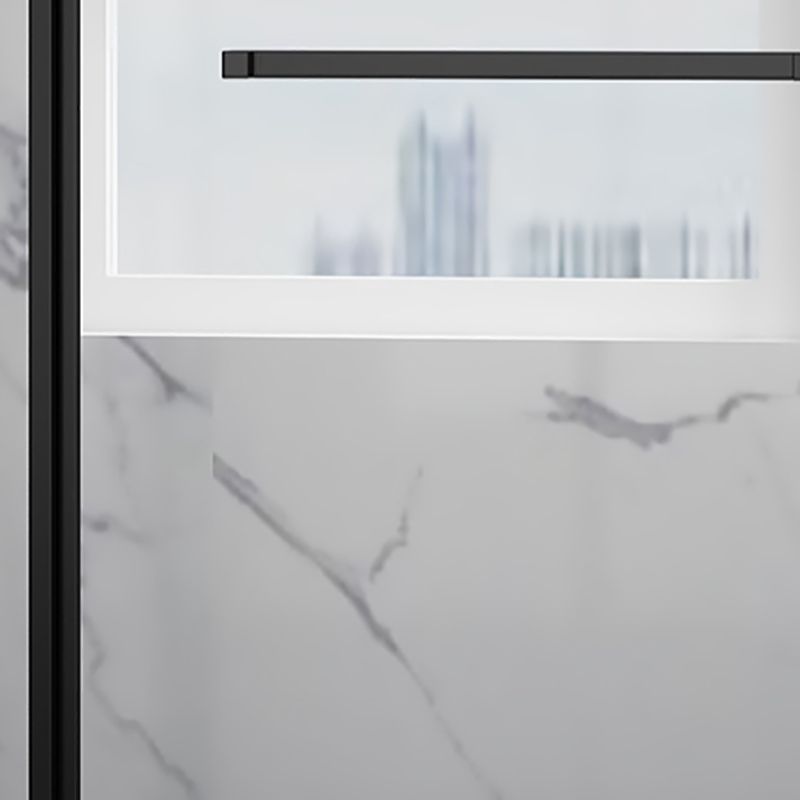 Tempered Shower Bath Door Transparent Metal Framed Grey Shower Door Clearhalo 'Bathroom Remodel & Bathroom Fixtures' 'Home Improvement' 'home_improvement' 'home_improvement_shower_tub_doors' 'Shower and Tub Doors' 'shower_tub_doors' 'Showers & Bathtubs' 1200x1200_c390a2e1-f523-4179-8830-400b30ae51e7