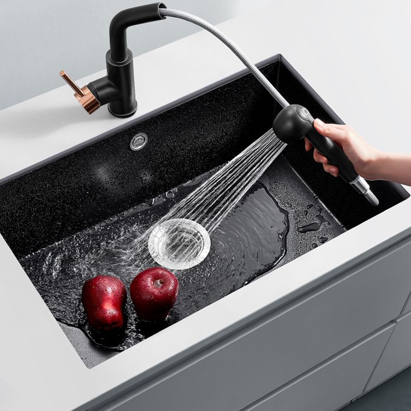 Quartz Kitchen Sink Rectangular Shape Kitchen Sink with Single Bowl Clearhalo 'Home Improvement' 'home_improvement' 'home_improvement_kitchen_sinks' 'Kitchen Remodel & Kitchen Fixtures' 'Kitchen Sinks & Faucet Components' 'Kitchen Sinks' 'kitchen_sinks' 1200x1200_c3bb7b80-7eac-409b-8e2e-6f127e4bf560
