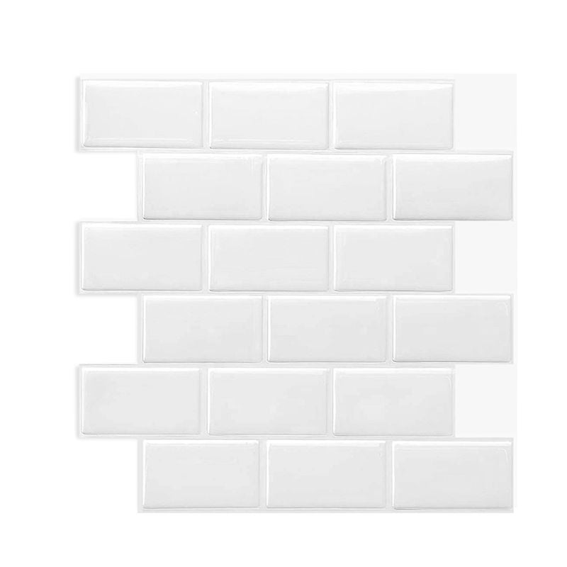 Solid Peel & Stick Subway Tile Scratch Resistant PVC Rectangle Peel and Stick Wall Tile Clearhalo 'Flooring 'Home Improvement' 'home_improvement' 'home_improvement_peel_stick_blacksplash' 'Peel & Stick Backsplash Tile' 'peel_stick_blacksplash' 'Walls & Ceilings' Walls and Ceiling' 1200x1200_c3bdf06a-5404-4ccb-a914-8f1b0f406dc2