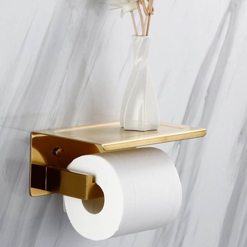 Traditional Style Brass Bathroom Accessory as Individual or as a Set in Metal Clearhalo 'Bathroom Hardware Sets' 'Bathroom Hardware' 'Bathroom Remodel & Bathroom Fixtures' 'bathroom_hardware_sets' 'Home Improvement' 'home_improvement' 'home_improvement_bathroom_hardware_sets' 1200x1200_c3d2e3b7-53bf-4f04-975e-468e090e8bf3