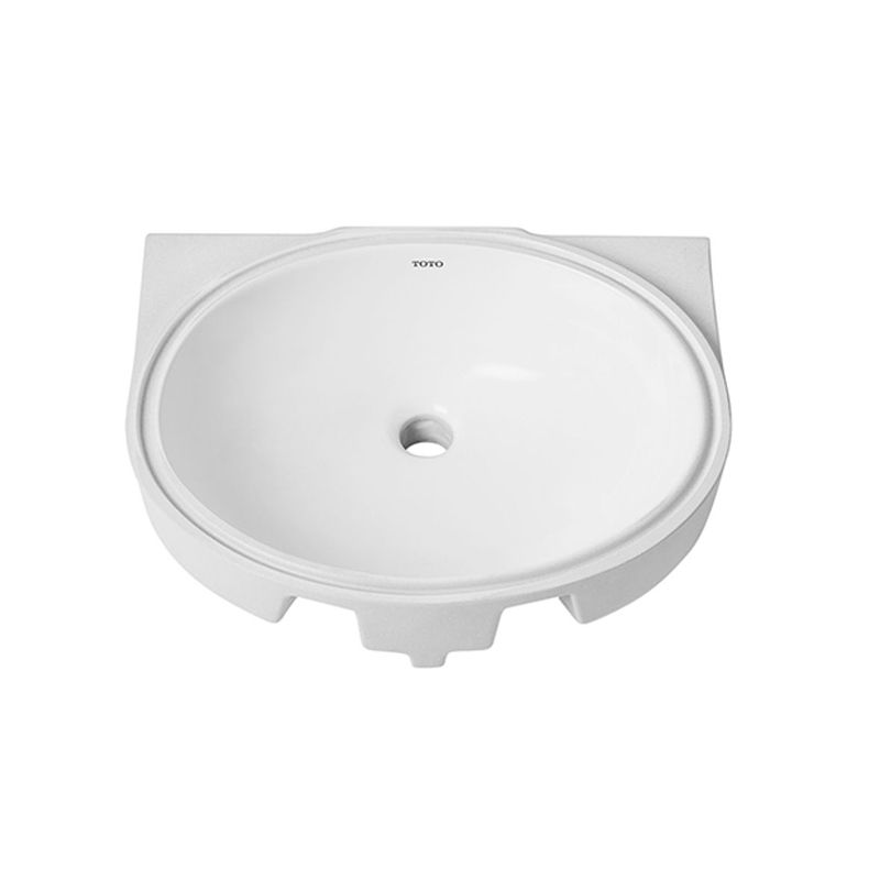 Modern Style Bathroom Sink Oval-shape Ceramic Bathroom Sink in White Clearhalo 'Bathroom Remodel & Bathroom Fixtures' 'Bathroom Sinks & Faucet Components' 'Bathroom Sinks' 'bathroom_sink' 'Home Improvement' 'home_improvement' 'home_improvement_bathroom_sink' 1200x1200_c3d367c7-bb51-47b4-bfd5-a8f0262826ca