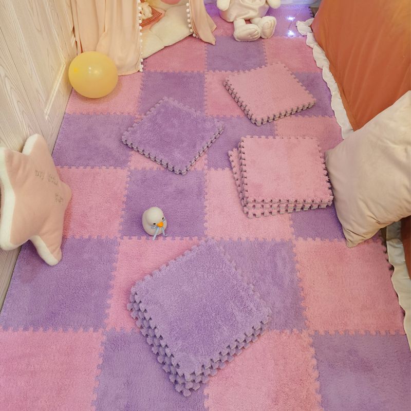 Modern Carpet Floor Tile Interlocking Plush Cut Non-Skid Tiles and Carpet Clearhalo 'Carpet Tiles & Carpet Squares' 'carpet_tiles_carpet_squares' 'Flooring 'Home Improvement' 'home_improvement' 'home_improvement_carpet_tiles_carpet_squares' Walls and Ceiling' 1200x1200_c3e04017-7ba8-4629-bb6c-3d63fcc9ae8f