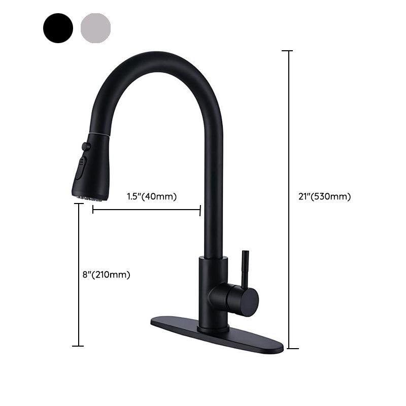 Pulldown Sprayer Bar Prep Kitchen Faucet Contemporary Bridge Faucet Clearhalo 'Home Improvement' 'home_improvement' 'home_improvement_kitchen_faucets' 'Kitchen Faucets' 'Kitchen Remodel & Kitchen Fixtures' 'Kitchen Sinks & Faucet Components' 'kitchen_faucets' 1200x1200_c3fdfdab-6a85-4649-8cf9-b5b56db26733