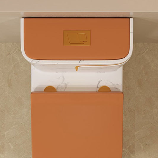 Traditional Orange Ceramic Flush Toilet Floor Mounted Urine Toilet for Washroom Clearhalo 'Bathroom Remodel & Bathroom Fixtures' 'Home Improvement' 'home_improvement' 'home_improvement_toilets' 'Toilets & Bidets' 'Toilets' 1200x1200_c40cc815-b795-4897-879c-4d4d166ccd3e