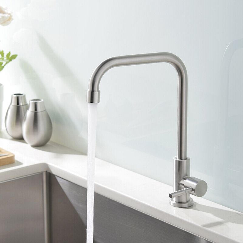 Modern Pot Filler 304 Stainless Steel 1-Handle High Arch Kitchen Faucet Clearhalo 'Home Improvement' 'home_improvement' 'home_improvement_kitchen_faucets' 'Kitchen Faucets' 'Kitchen Remodel & Kitchen Fixtures' 'Kitchen Sinks & Faucet Components' 'kitchen_faucets' 1200x1200_c40eb212-de21-45ff-8b63-3b72858ef91e