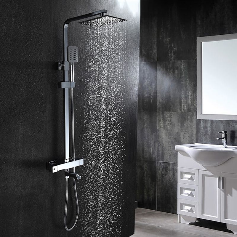 Modern Shower System Slide Bar Dual Shower Head Thermostatic Wall Mounted Shower Set Clearhalo 'Bathroom Remodel & Bathroom Fixtures' 'Home Improvement' 'home_improvement' 'home_improvement_shower_faucets' 'Shower Faucets & Systems' 'shower_faucets' 'Showers & Bathtubs Plumbing' 'Showers & Bathtubs' 1200x1200_c41e5210-aa8f-45f3-ad4f-7539c9f7f1c1