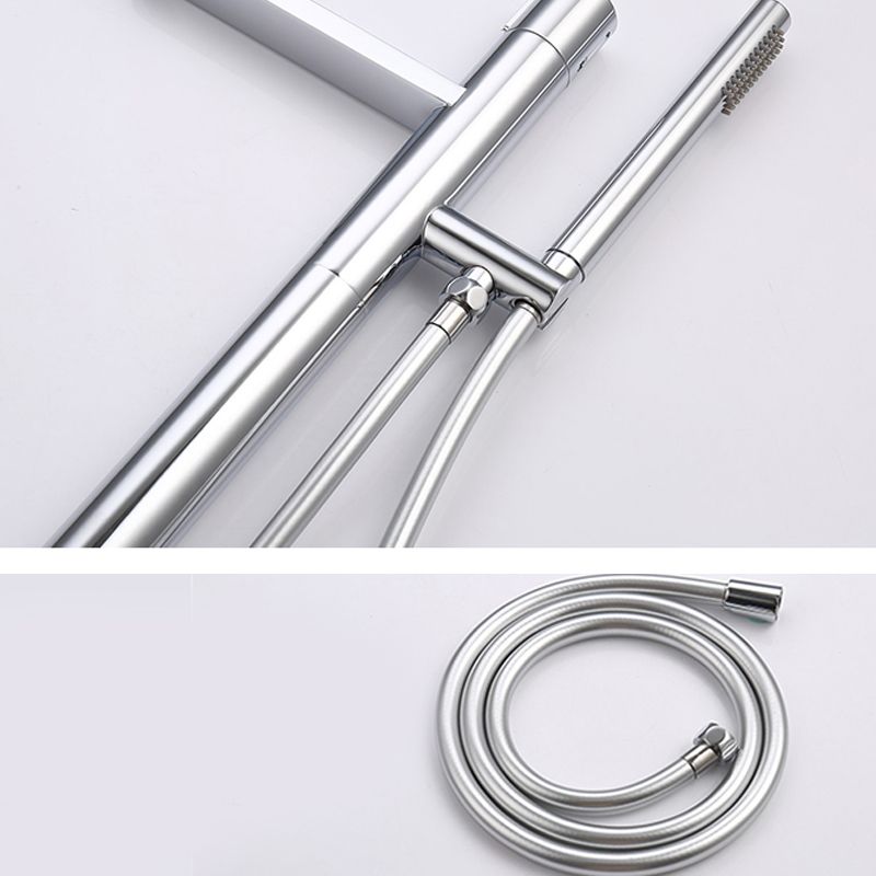 Contemporary Bathroom Faucet Floor Mounted Copper One Handle Fixed Freestanding Faucet Clearhalo 'Bathroom Remodel & Bathroom Fixtures' 'Bathtub Faucets' 'bathtub_faucets' 'Home Improvement' 'home_improvement' 'home_improvement_bathtub_faucets' 1200x1200_c427823d-c524-4897-8236-9a3fb3d8edbb