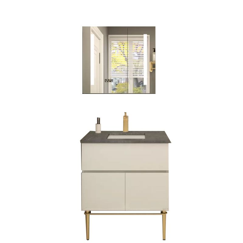 Modern Bathroom Vanity Set Limestone Top with Drawers and Basin Clearhalo 'Bathroom Remodel & Bathroom Fixtures' 'Bathroom Vanities' 'bathroom_vanities' 'Home Improvement' 'home_improvement' 'home_improvement_bathroom_vanities' 1200x1200_c4329764-0d92-4052-8a91-f01ba3e53843