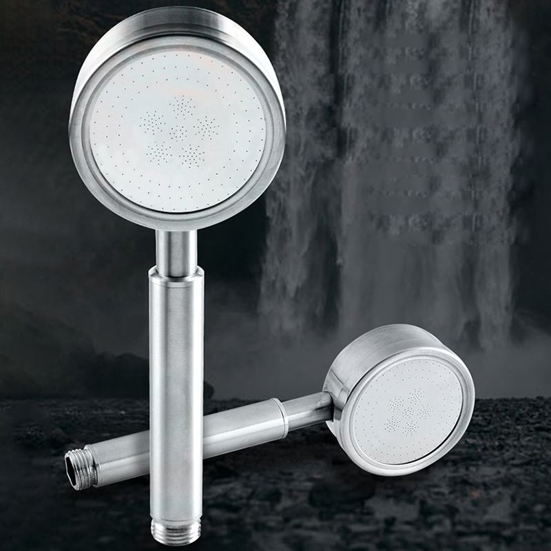 Round Shape Handheld Shower Head Traditional Metal Wall Mounted Hand Shower Clearhalo 'Bathroom Remodel & Bathroom Fixtures' 'Home Improvement' 'home_improvement' 'home_improvement_shower_heads' 'Shower Heads' 'shower_heads' 'Showers & Bathtubs Plumbing' 'Showers & Bathtubs' 1200x1200_c43e6941-0265-45e1-addc-8a86d6881822