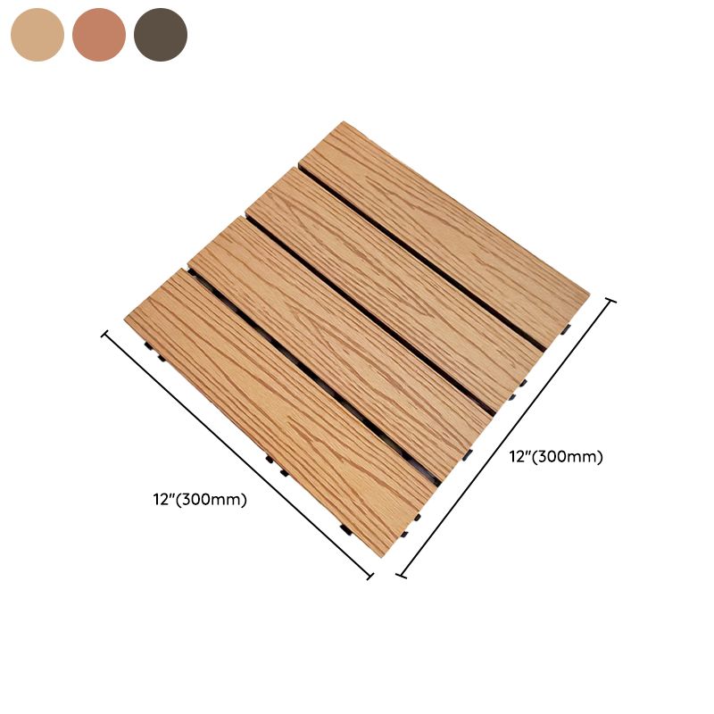 Outdoor Patio Flooring Tiles Embossed Composite Snap Fit Decking Tiles Clearhalo 'Home Improvement' 'home_improvement' 'home_improvement_outdoor_deck_tiles_planks' 'Outdoor Deck Tiles & Planks' 'Outdoor Flooring & Tile' 'Outdoor Remodel' 'outdoor_deck_tiles_planks' 1200x1200_c4452a0a-d7ca-49e9-b7a5-b6fcaf8c9098