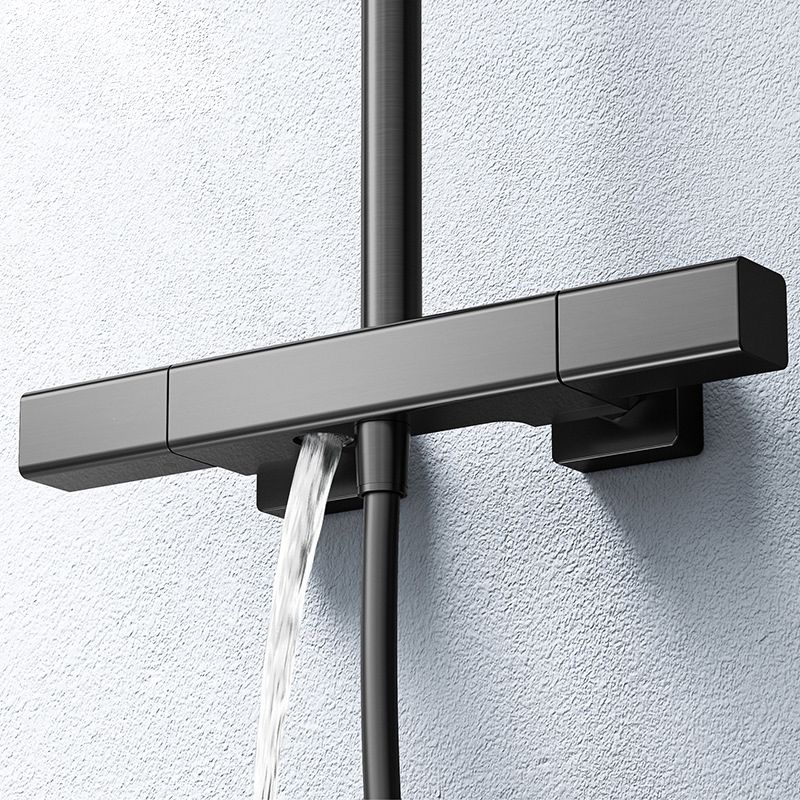 Temperature Control Shower System Adjustable Spray Pattern with Handheld Shower Head Clearhalo 'Bathroom Remodel & Bathroom Fixtures' 'Home Improvement' 'home_improvement' 'home_improvement_shower_faucets' 'Shower Faucets & Systems' 'shower_faucets' 'Showers & Bathtubs Plumbing' 'Showers & Bathtubs' 1200x1200_c46b4d2e-0ad7-48df-941d-d6994a43ddba