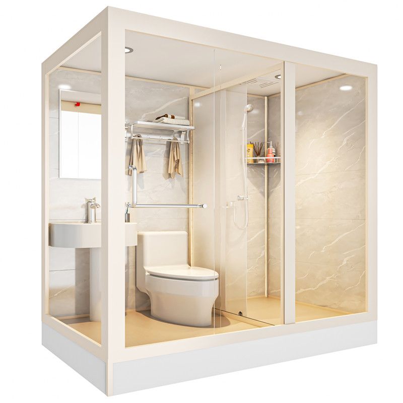 Rectangular Sliding Shower Enclosure Full Frame Shower Enclosure with Tempered Glass Clearhalo 'Bathroom Remodel & Bathroom Fixtures' 'Home Improvement' 'home_improvement' 'home_improvement_shower_stalls_enclosures' 'Shower Stalls & Enclosures' 'shower_stalls_enclosures' 'Showers & Bathtubs' 1200x1200_c4929bac-fe78-4d47-a0d8-dacd5ef732b4