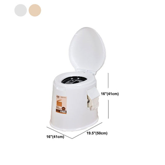 Contemporary Plastic Toilet Floor Mounted Toilet Bowl with Seat for Bathroom Clearhalo 'Bathroom Remodel & Bathroom Fixtures' 'Home Improvement' 'home_improvement' 'home_improvement_toilets' 'Toilets & Bidets' 'Toilets' 1200x1200_c4ab1245-002e-413e-bf16-f994210a0abd