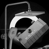 Modern Shower Set Adjustable Shower Head Slide Bar Wall Mounted Shower System Clearhalo 'Bathroom Remodel & Bathroom Fixtures' 'Home Improvement' 'home_improvement' 'home_improvement_shower_faucets' 'Shower Faucets & Systems' 'shower_faucets' 'Showers & Bathtubs Plumbing' 'Showers & Bathtubs' 1200x1200_c4b28f44-5456-40ba-b311-0f09f1d30cdf