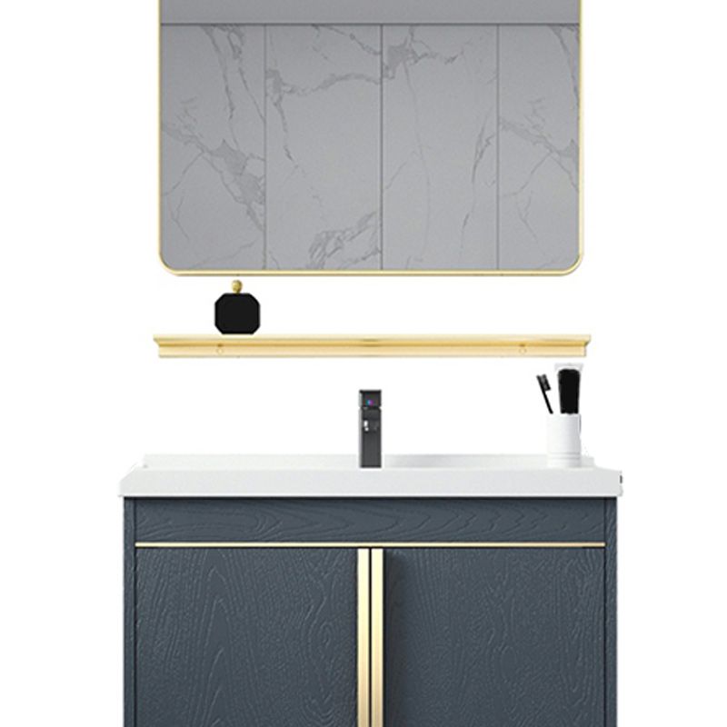 Modern Stainless Steel Bathroom Sink Vanity Faucet Included Vanity Sink Clearhalo 'Bathroom Remodel & Bathroom Fixtures' 'Bathroom Vanities' 'bathroom_vanities' 'Home Improvement' 'home_improvement' 'home_improvement_bathroom_vanities' 1200x1200_c4ba7170-895d-4bed-8453-137c4f14961c