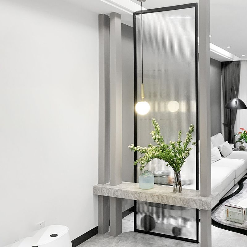 White Shower Bath Door Framed Single Fixed Clear Shower Door Clearhalo 'Bathroom Remodel & Bathroom Fixtures' 'Home Improvement' 'home_improvement' 'home_improvement_shower_tub_doors' 'Shower and Tub Doors' 'shower_tub_doors' 'Showers & Bathtubs' 1200x1200_c4bc8f78-2438-4ae0-9a75-b93559680c7a