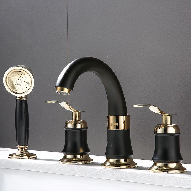 Modern Vessel Faucet Metal Lever Handles Low Arc Vessel Faucet for Home Clearhalo 'Bathroom Remodel & Bathroom Fixtures' 'Bathroom Sink Faucets' 'Bathroom Sinks & Faucet Components' 'bathroom_sink_faucets' 'Home Improvement' 'home_improvement' 'home_improvement_bathroom_sink_faucets' 1200x1200_c4cdd825-3fd6-4684-b2a1-e3d3637fa6dc