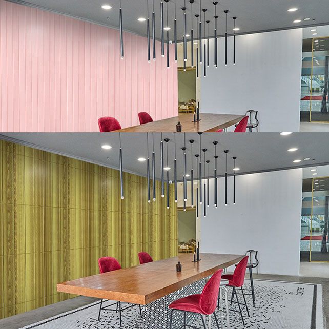 Modern Wall Paneling Peel and Stick Wood Effect Design Rectangle Wall Paneling Clearhalo 'Flooring 'Home Improvement' 'home_improvement' 'home_improvement_wall_paneling' 'Wall Paneling' 'wall_paneling' 'Walls & Ceilings' Walls and Ceiling' 1200x1200_c4e7cb85-db30-44f0-87f2-54d39b1ff2e4