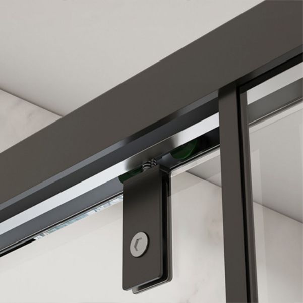 Transparent Tempered Shower Bath Door Semi Frameless Shower Doors Clearhalo 'Bathroom Remodel & Bathroom Fixtures' 'Home Improvement' 'home_improvement' 'home_improvement_shower_tub_doors' 'Shower and Tub Doors' 'shower_tub_doors' 'Showers & Bathtubs' 1200x1200_c4fead9b-1b38-4fa9-9068-437bbe36d3c6