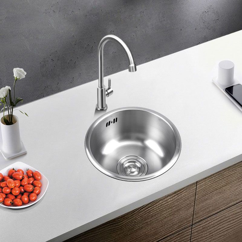 Round Stainless Steel Kitchen Sink with Drain Assembly Drop-In Sink Clearhalo 'Home Improvement' 'home_improvement' 'home_improvement_kitchen_sinks' 'Kitchen Remodel & Kitchen Fixtures' 'Kitchen Sinks & Faucet Components' 'Kitchen Sinks' 'kitchen_sinks' 1200x1200_c514576b-d999-49b2-bece-b80ec6c563e9