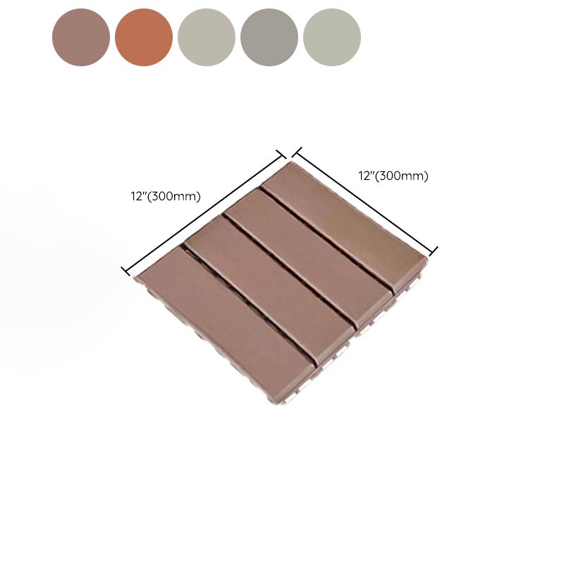 4-Slat 12" X 12" PVC Floor Tiles Interlocking Installation Floor Board Tiles Clearhalo 'Home Improvement' 'home_improvement' 'home_improvement_outdoor_deck_tiles_planks' 'Outdoor Deck Tiles & Planks' 'Outdoor Flooring & Tile' 'Outdoor Remodel' 'outdoor_deck_tiles_planks' 1200x1200_c5326142-5baa-41ce-9fd0-44702db24c6d