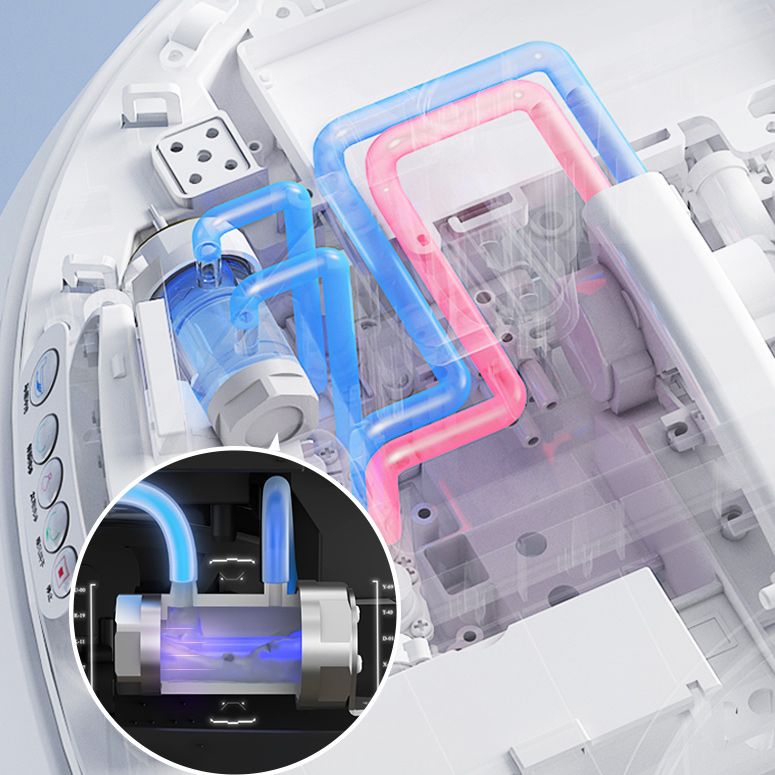 Round One-Piece Smart Toilet Bidet White All-In-One Toilet Bidet Clearhalo 'Bathroom Remodel & Bathroom Fixtures' 'Bidets' 'Home Improvement' 'home_improvement' 'home_improvement_bidets' 'Toilets & Bidets' 1200x1200_c5368392-359f-4b01-b025-838184e4770b