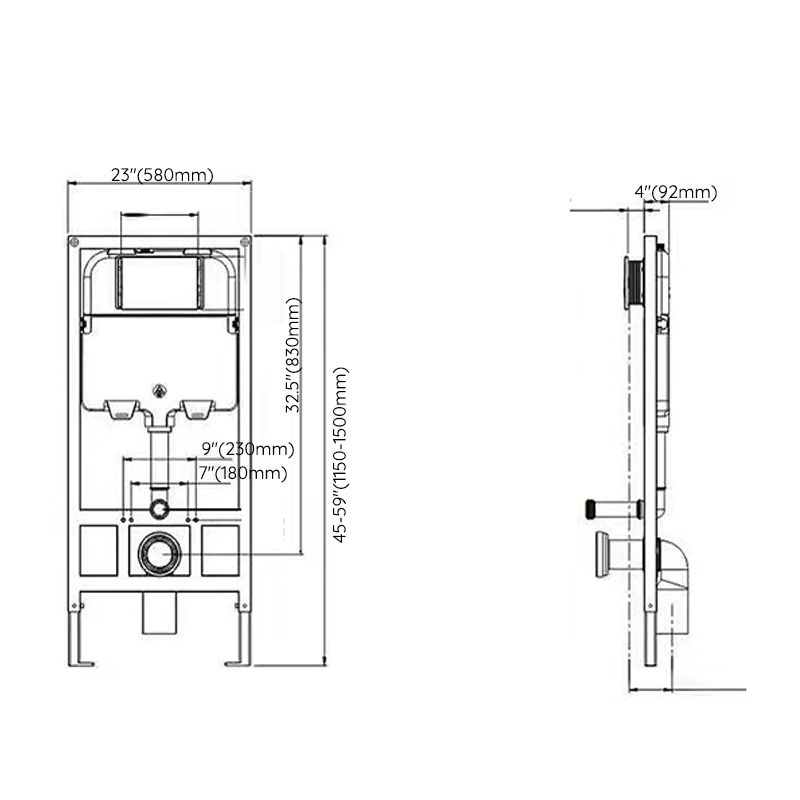 Modern Wall Mount Flush Toilet One Piece Toilet Single Flush Toilet Clearhalo 'Bathroom Remodel & Bathroom Fixtures' 'Home Improvement' 'home_improvement' 'home_improvement_toilets' 'Toilets & Bidets' 'Toilets' 1200x1200_c5378425-0a64-4444-8ee2-c3daeef9d027