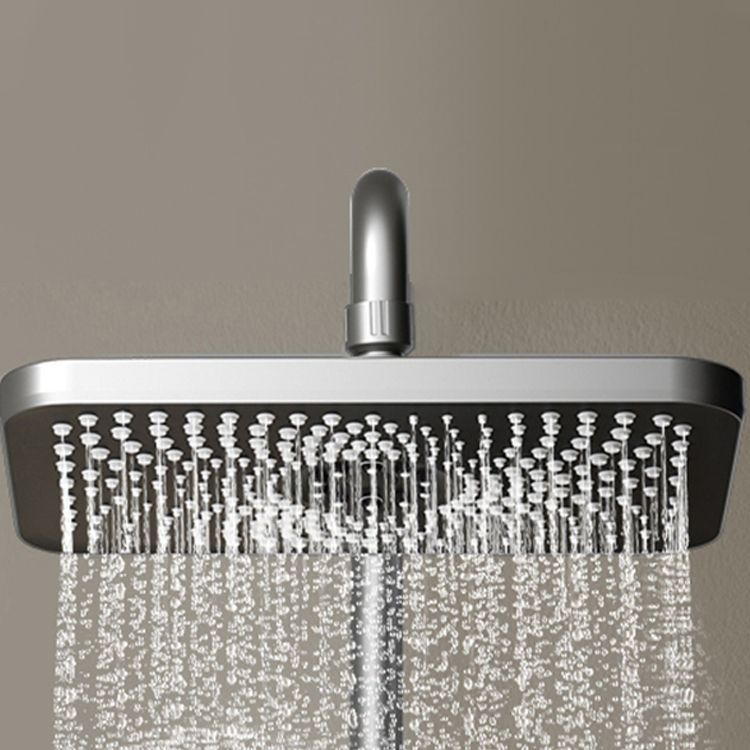 Contemporary Shower Head Combo Standard Spray Pattern Rectangle Large Shower Head Clearhalo 'Bathroom Remodel & Bathroom Fixtures' 'Home Improvement' 'home_improvement' 'home_improvement_shower_heads' 'Shower Heads' 'shower_heads' 'Showers & Bathtubs Plumbing' 'Showers & Bathtubs' 1200x1200_c53d2142-f8b0-4bb8-ae03-af8bd4eda936