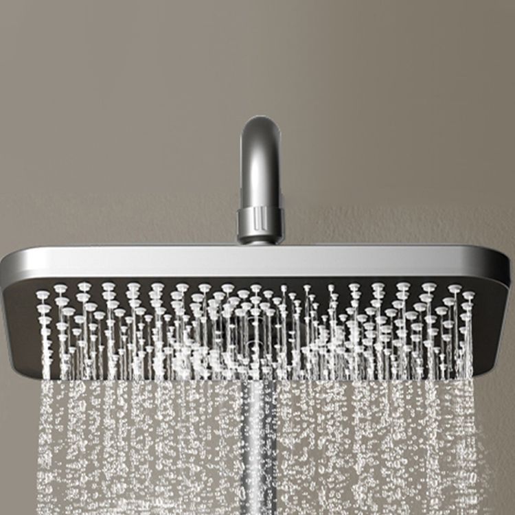 Contemporary Shower Head Combo Standard Spray Pattern Rectangle Large Shower Head Clearhalo 'Bathroom Remodel & Bathroom Fixtures' 'Home Improvement' 'home_improvement' 'home_improvement_shower_heads' 'Shower Heads' 'shower_heads' 'Showers & Bathtubs Plumbing' 'Showers & Bathtubs' 1200x1200_c53d2142-f8b0-4bb8-ae03-af8bd4eda936